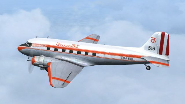 Screenshot 1 — Faucett Peru Douglas DC-3 OB-R-516