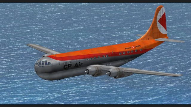 Screenshot 1 — CP Air Boeing 377 Stratocruiser