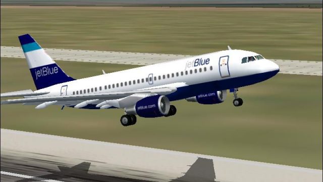 Screenshot 1 — JetBlue Airbus A319