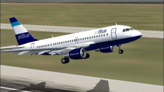 Screenshot 1 — JetBlue Airbus A319