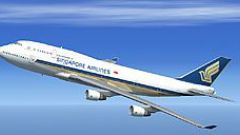 Screenshot 1 — Singapore Airlines Boeing 747-400