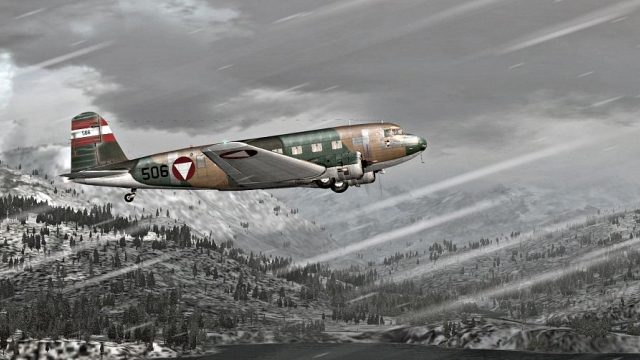 Screenshot 1 — Austrian Air Force Douglas DC-2