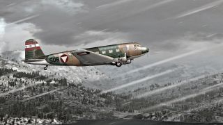 Screenshot 1 — Austrian Air Force Douglas DC-2