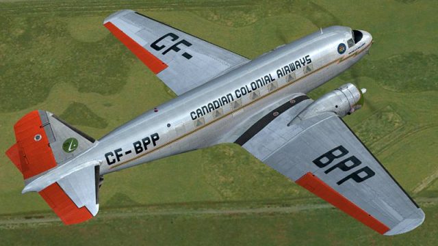 Screenshot 1 — Canadian Colonial Airways Douglas DC-2 CF-BPP