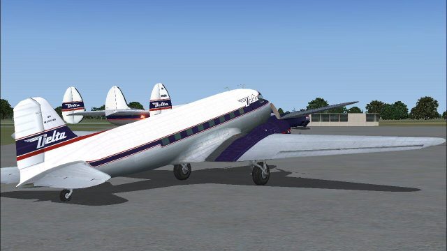Screenshot 1 — Delta Airlines Douglas DC-3