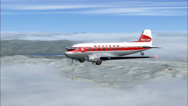 Screenshot 1 — Western Airlines Douglas DC-3