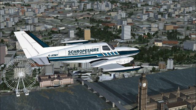 Screenshot 1 — Cessna 402A Utilifreighter AI