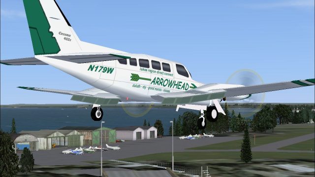 Screenshot 1 — Arrowhead Cessna 402C Utiliner