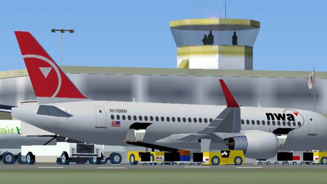 Screenshot 1 — Northwest Airlink Bombardier CSeries 110