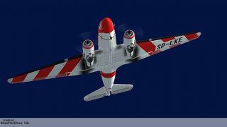 Screenshot 3 — "Poland Flight Calibration" Douglas C-47