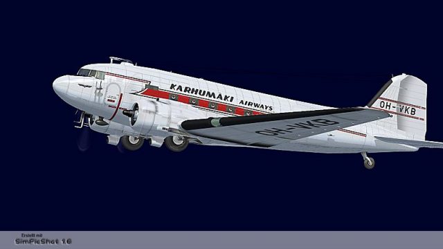 Screenshot 1 — Karhumaki Airways Douglas C-47
