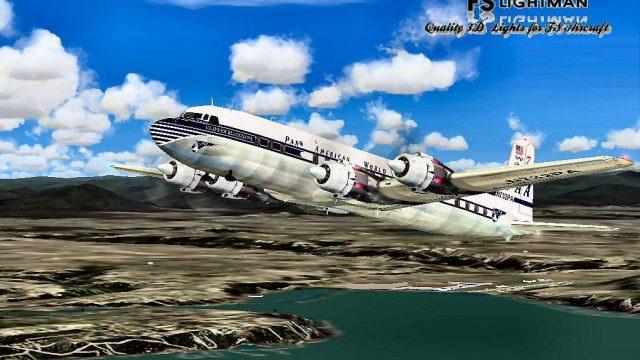 Screenshot 1 — Pan Am Douglas DC-7 C.1990