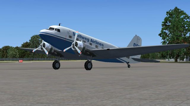 Screenshot 1 — Stellweg Airlines Douglas DC-3 DF-WDZ