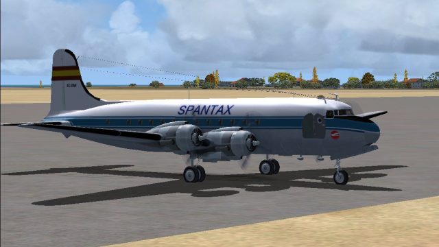 Screenshot 1 — Spantax Douglas DC-4 54