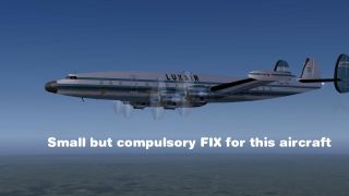 Screenshot 1 — Luxair Lockheed L-1049G Fix