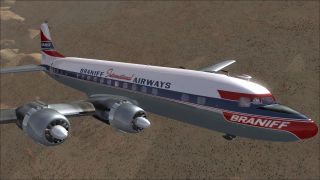 Screenshot 1 — Braniff Airways Douglas DC-6B