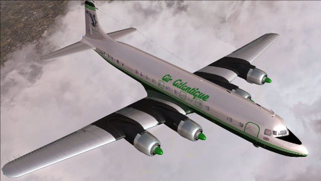 Screenshot 1 — Air Atlantique Douglas DC-6B G-SIXC