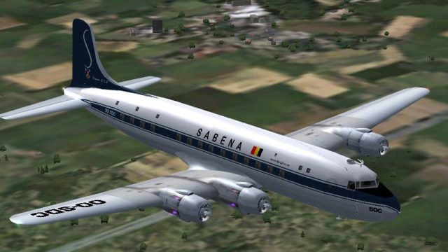 Screenshot 1 — Sabena Douglas DC-6 1960