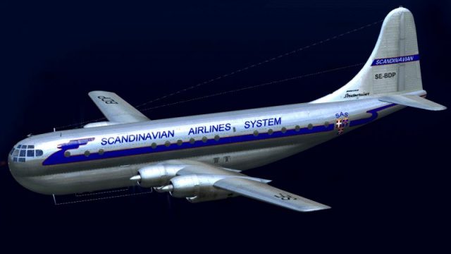 Screenshot 1 — SAS Airlines Boeing B377