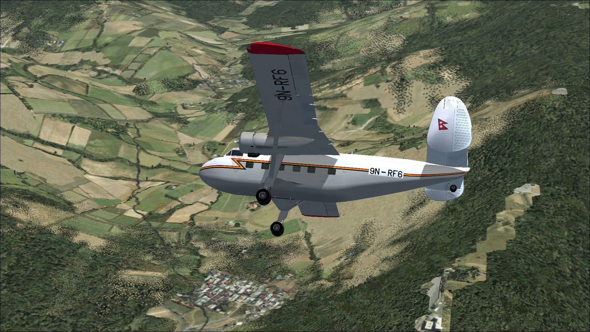 Twin Pioneer 9N-RF6 for FSX