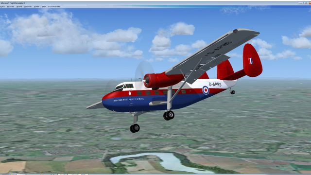 Screenshot 1 — Twin Pioneer G-APRS