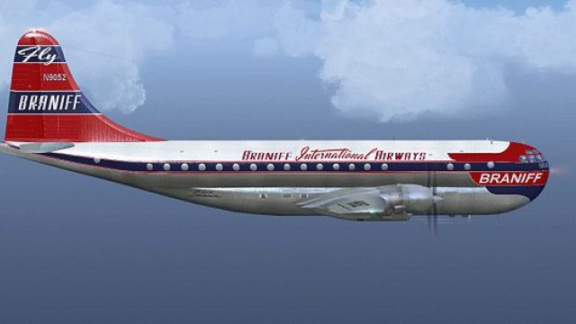 Screenshot 1 — Braniff International Airlines Boeing B-377