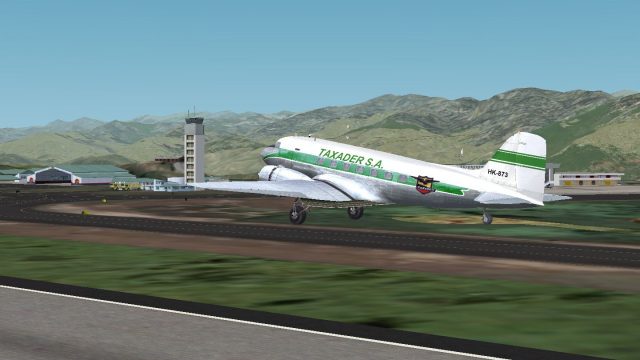 Screenshot 1 — Taxader-Colombia Douglas DC-3