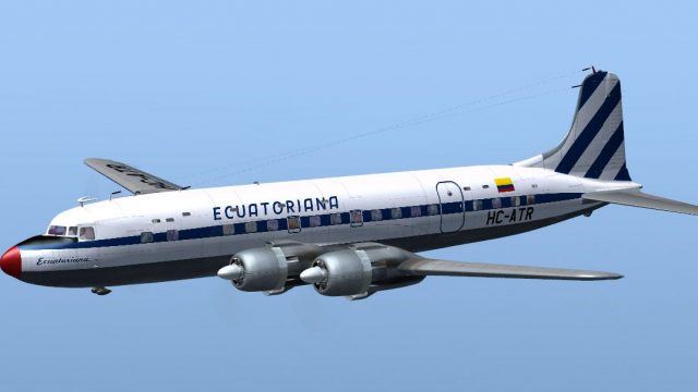 Screenshot 1 — Ecuatoriana Douglas DC-6B HC-ATR