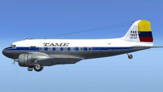 Screenshot 1 — TAME Ecuador Douglas C-47 HC-AUV