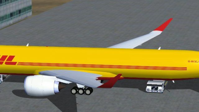 Screenshot 1 — DHL Airbus A350-900F Cargo