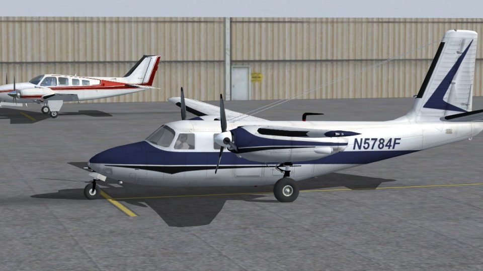 サメオページ fsx-aero-commander-blue-and-