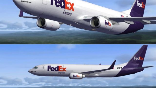 Screenshot 1 — FedEx Boeing 737-800