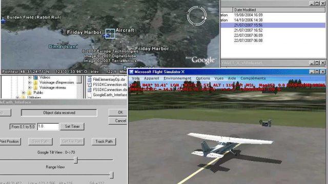 Screenshot 1 — Yet Another Google Earth Tracking Tool V0.94
