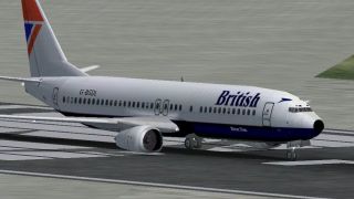 Screenshot 1 — b737_400, Repainted in Old British Airways Colours