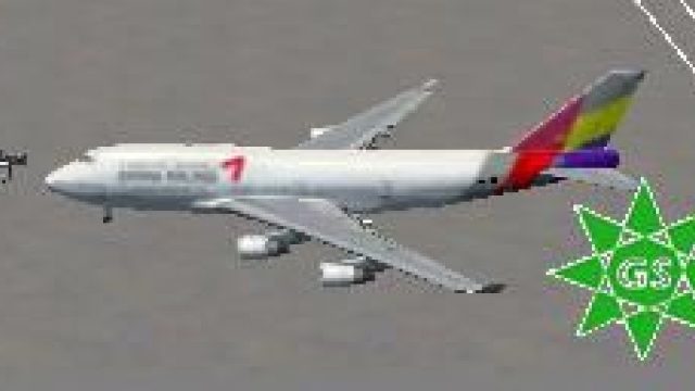 Screenshot 1 — Asiana Airlines Boeing 747-400