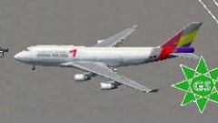 Screenshot 1 — Asiana Airlines Boeing 747-400