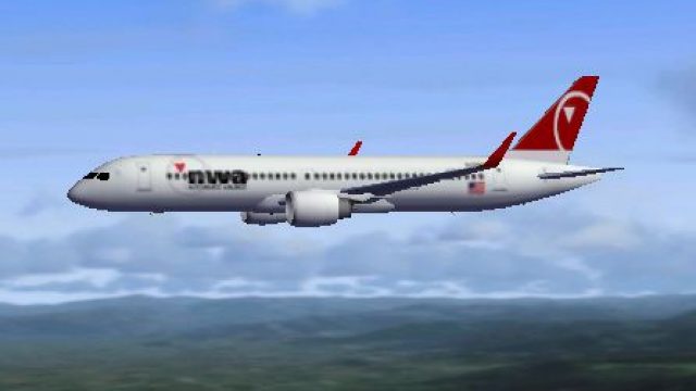 Screenshot 1 — Northwest Airlines CSeries 130