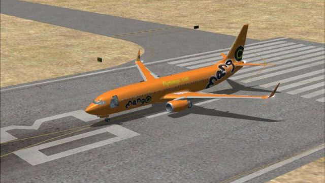 Screenshot 1 — Mango Airlines Boeing 737-800