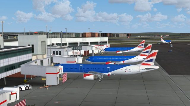 Screenshot 1 — My Traffic X BAW/BMI Airbus Mods