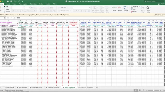 Screenshot 1 — AI Flight Plan Creator
