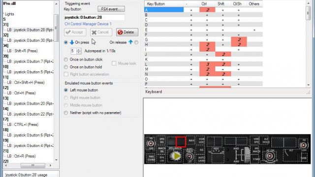 Screenshot 1 — FSXControls 4.0