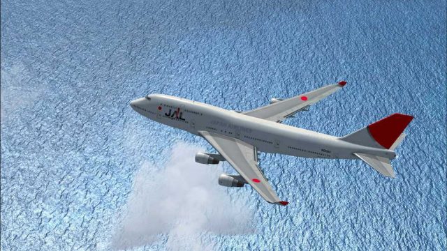 Screenshot 1 — Japan Airlines Boeing 747-400 revision