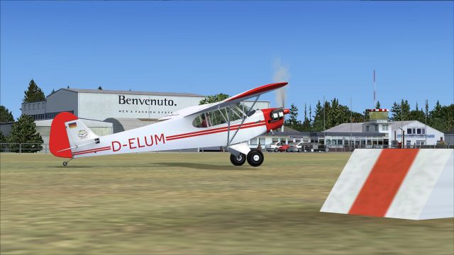 Screenshot 1 — Aero Club Coburg Piper J-3 Cub D-ELUM