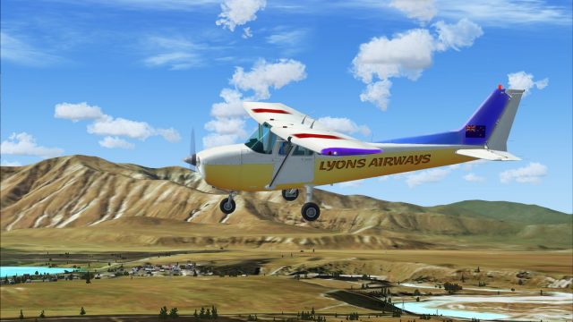 Screenshot 1 — Fictional Multicolor Cessna C172