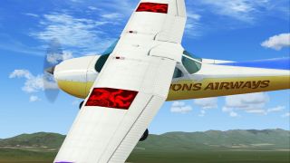 Screenshot 3 — Fictional Multicolor Cessna C172
