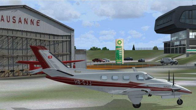 Screenshot 1 — Realair B-60 Duke Swiss Texture