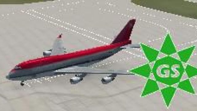 Screenshot 1 — Northwest Airlines Boeing 747-400 (old colors)