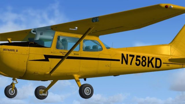 Screenshot 1 — Cub Yellow Cessna 172 N758KD