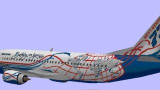 Screenshot 1 — Paris Air Show Boeing 737-700. FS98