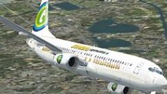 Screenshot 1 — Transavia Boeing 737-800 registration PH-HZE
